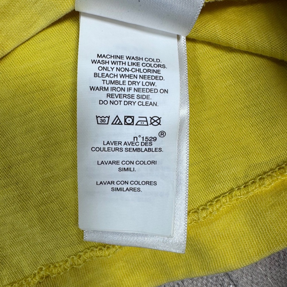 Polo Ralph Lauren Graphic T-Shirt Mens XL Yellow Excellent Polo 67 Classic Fit - Picture 7 of 9